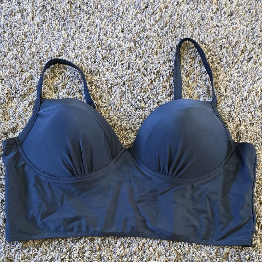 Black Swim Top